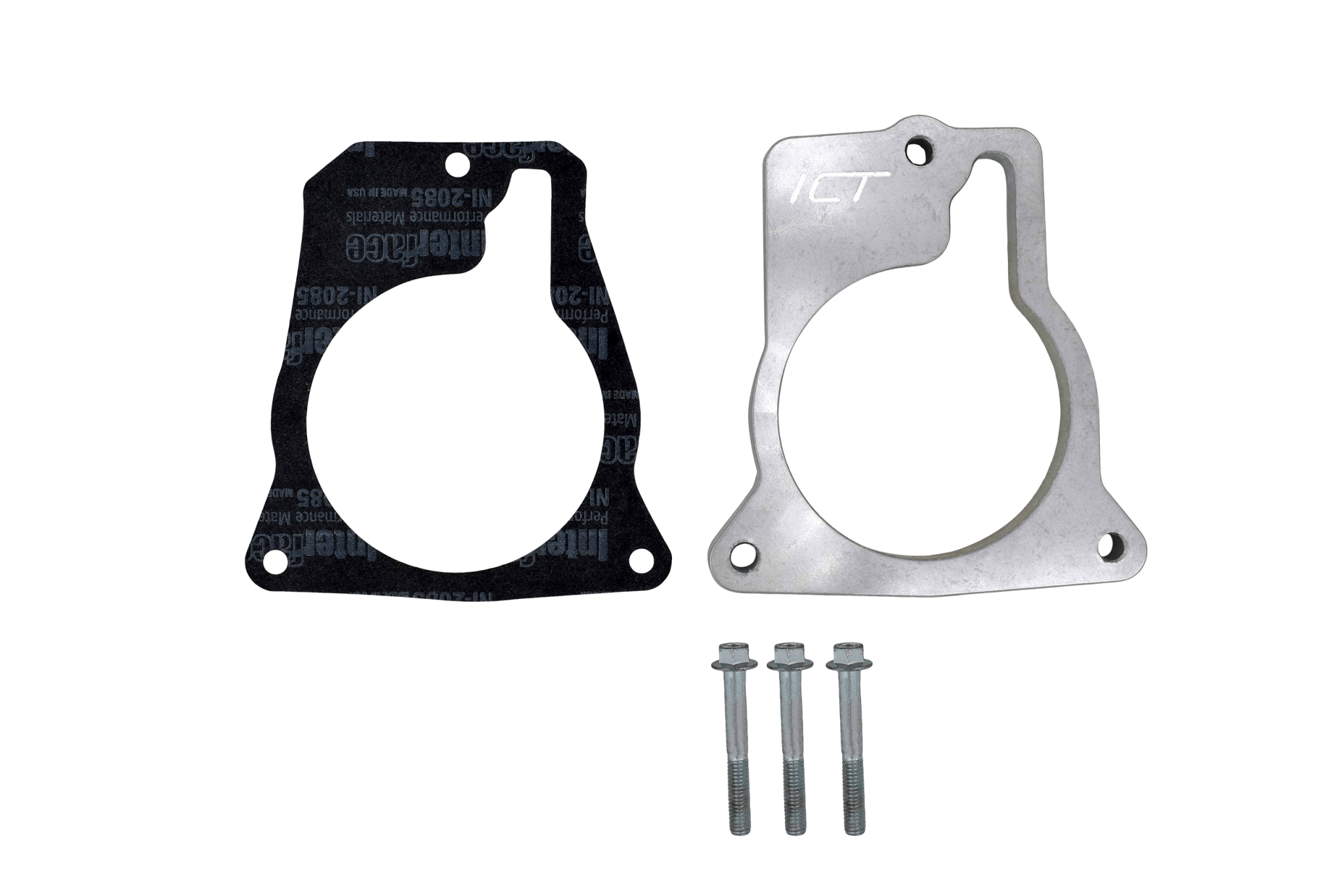 LS1 3 Bolt Throttle Body Spacer 1/2" - ICT Billet 551196 - LS1 - 5