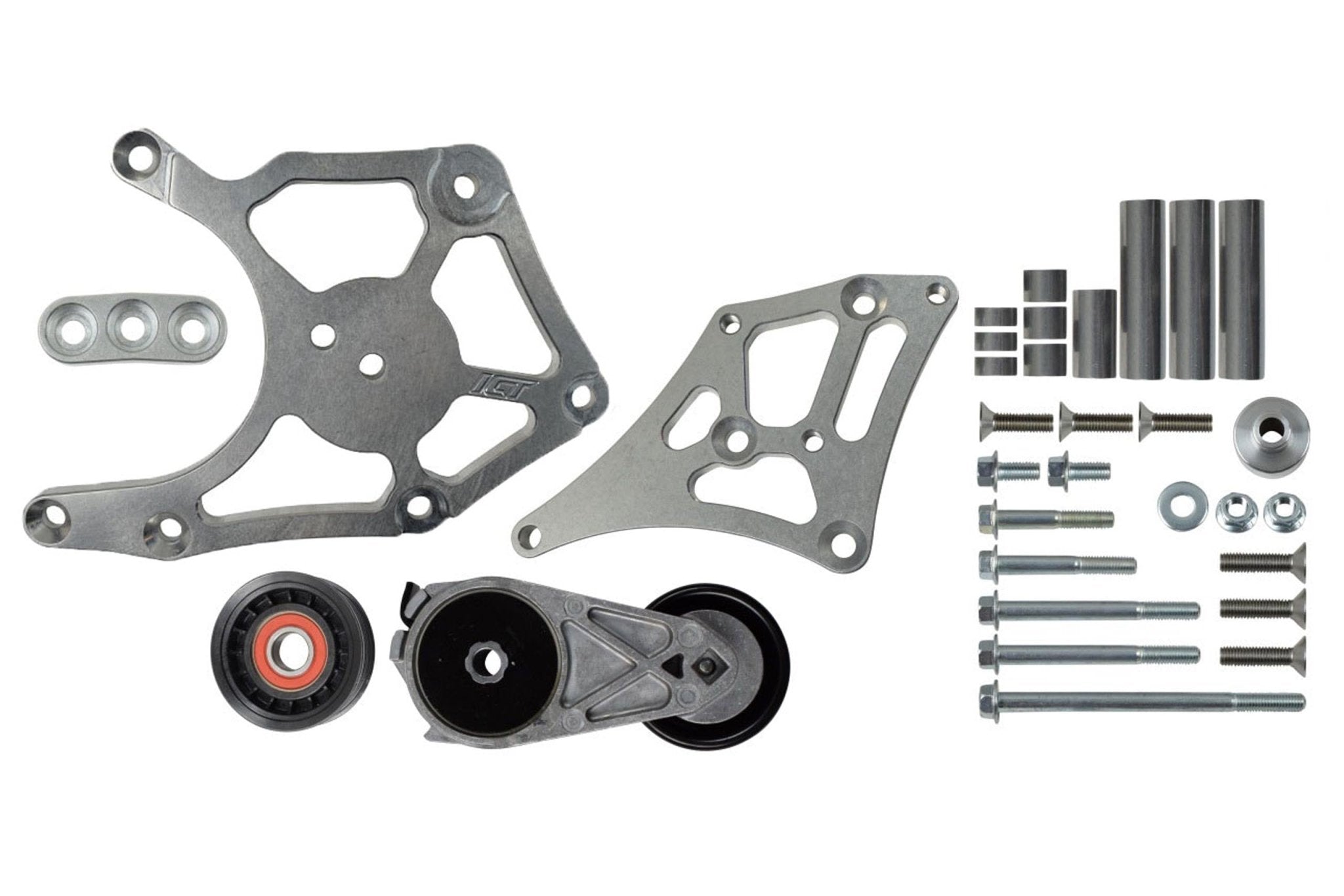 LS1 Camaro OEM Fox Body A/C Compressor Bracket Kit LS Swap Mustang - ICT Billet 551792 - 2