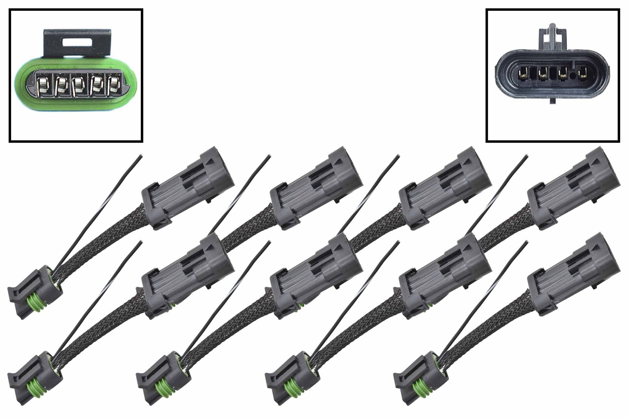 LS1 D580 Wire Harness Adapter, Compatible with Holley Smart Ignition Coil - ICT Billet WAC0I31X8