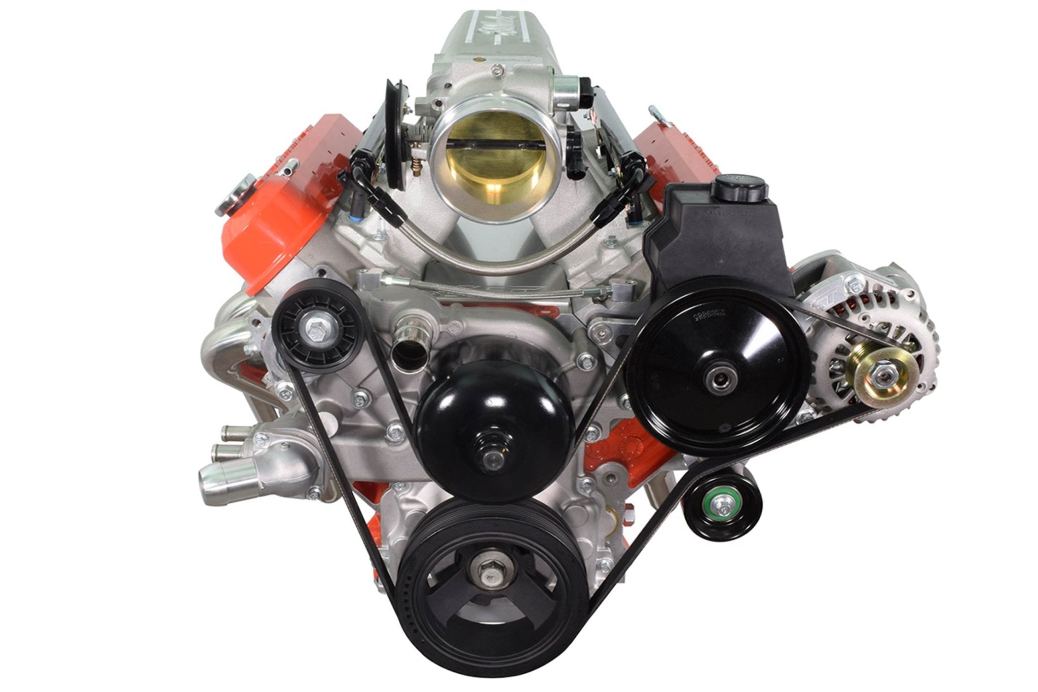 LS1 High Mount - Camaro Type 2 - Power Steering & Alternator Bracket Kit - ICT Billet 551577 - 2