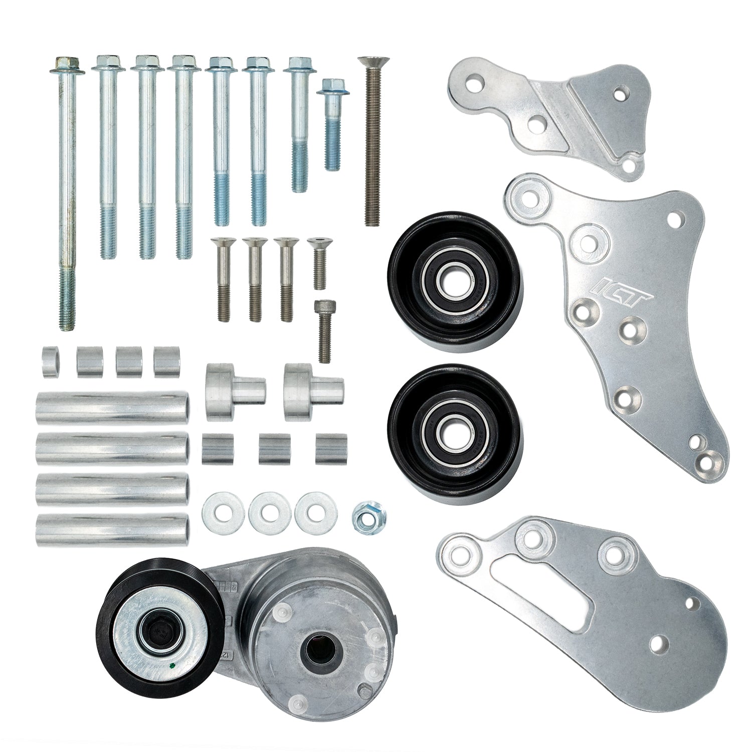 LSA Belt Tensioner Relocation Kit - ICT Billet 551145 - LSA