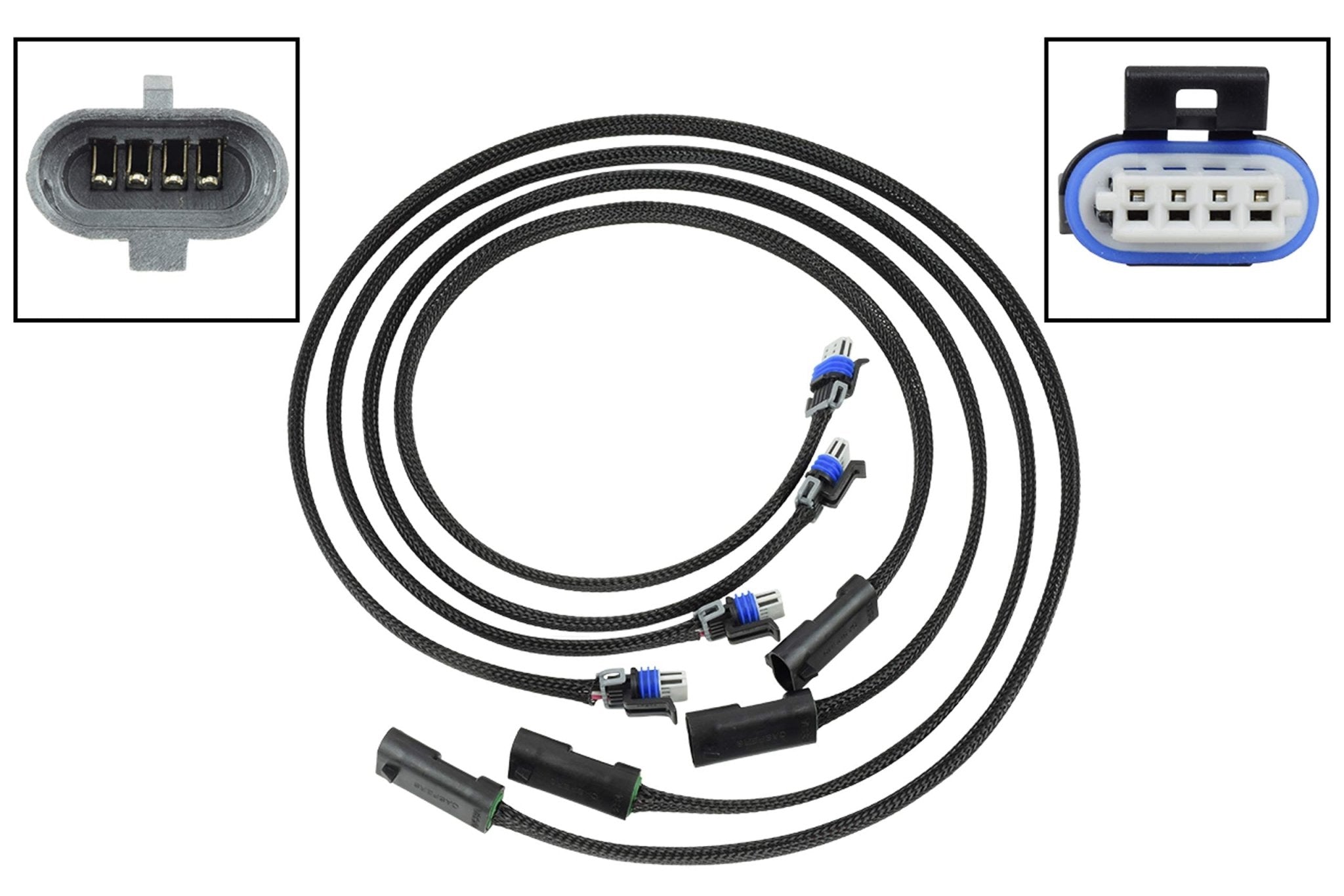 LSA / LT1 Coil Wire Harness Extension for Remote Mount (4 piece) 26.5 - 40 inch - ICT Billet WEC0I40 - V4