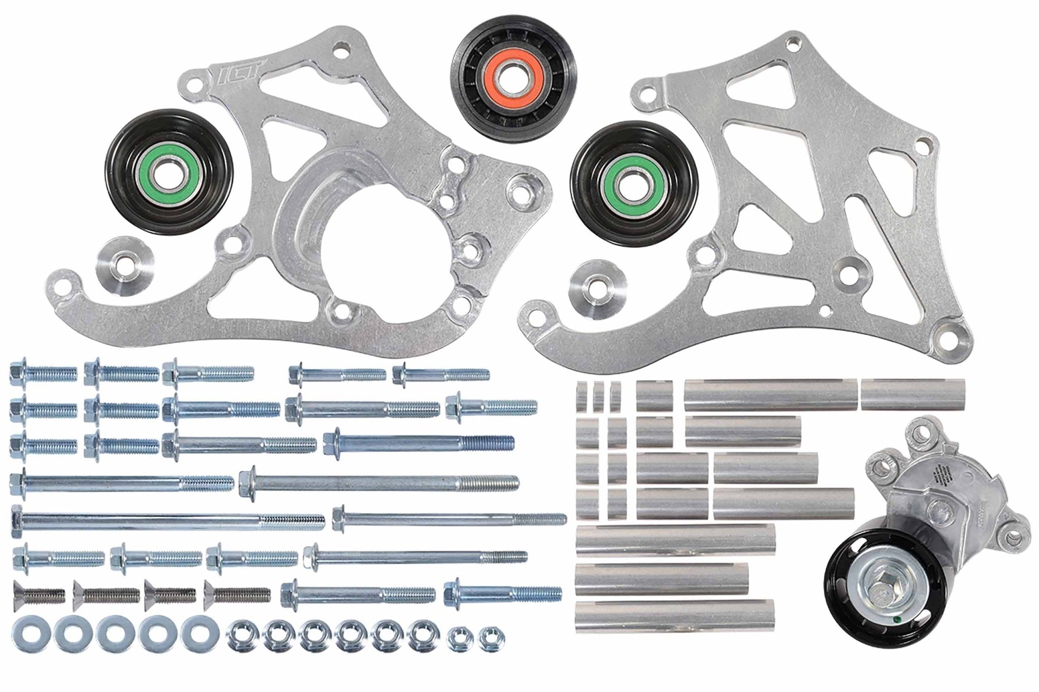 LSA Supercharger High Mount A/C Sanden 508 709 Compressor Bracket Kit CTS - V ZL1 - ICT Billet 551135 - 3 - 508