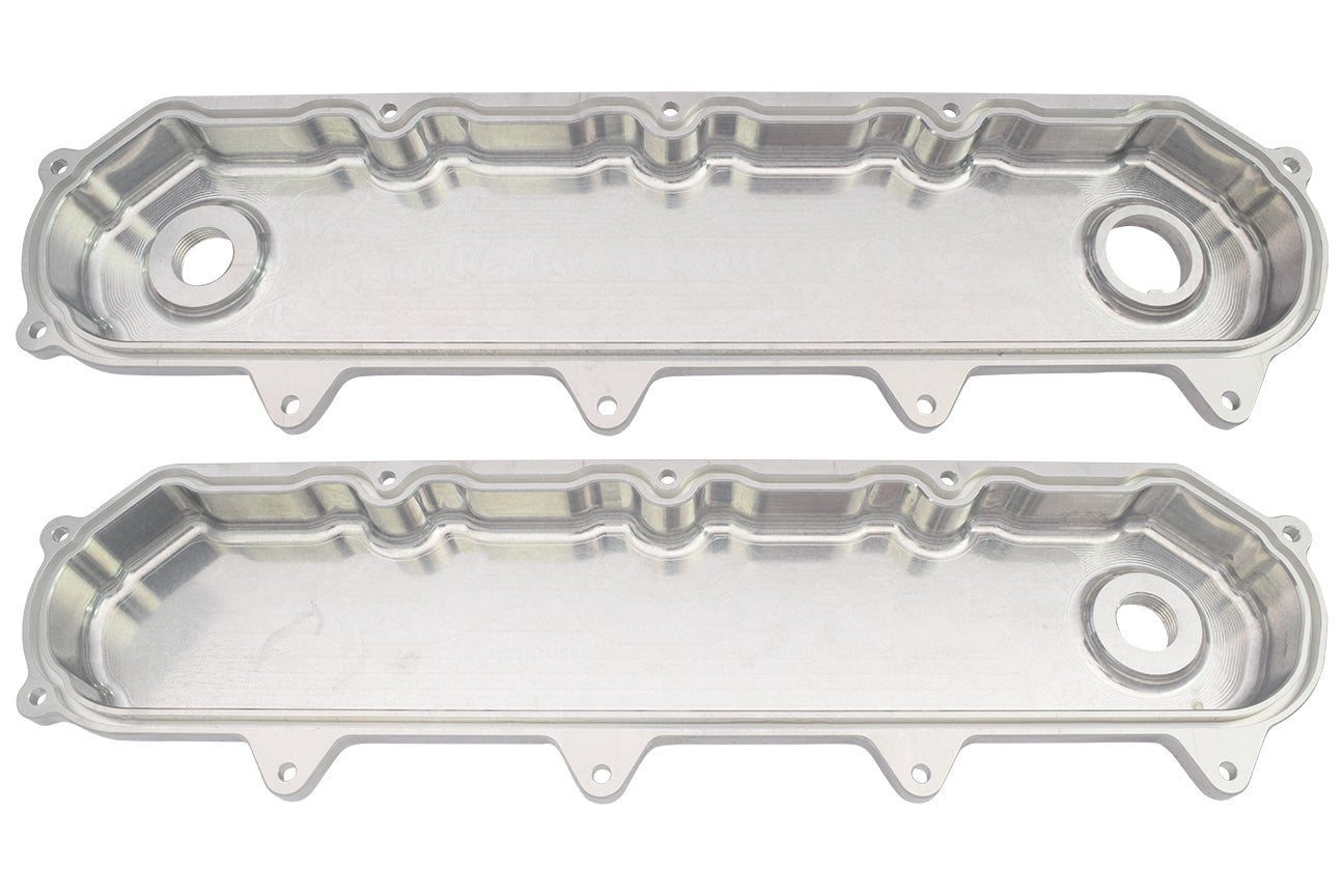 LT Billet Aluminum Valve Cover Set - 12orb LT1 LT4 L83 L86 L87 ICT Billet - ICT Billet 551953