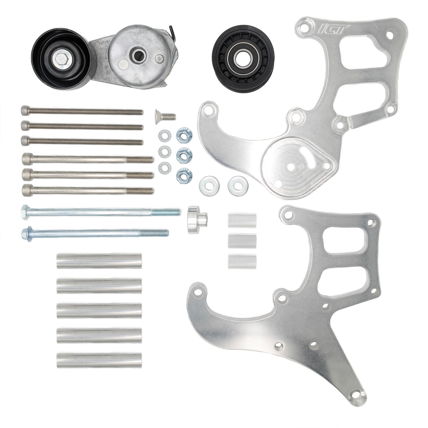 LT Gen V Truck R4 A/C Air Conditioner Compressor Bracket Kit - ICT Billet 551585 - LT - 3