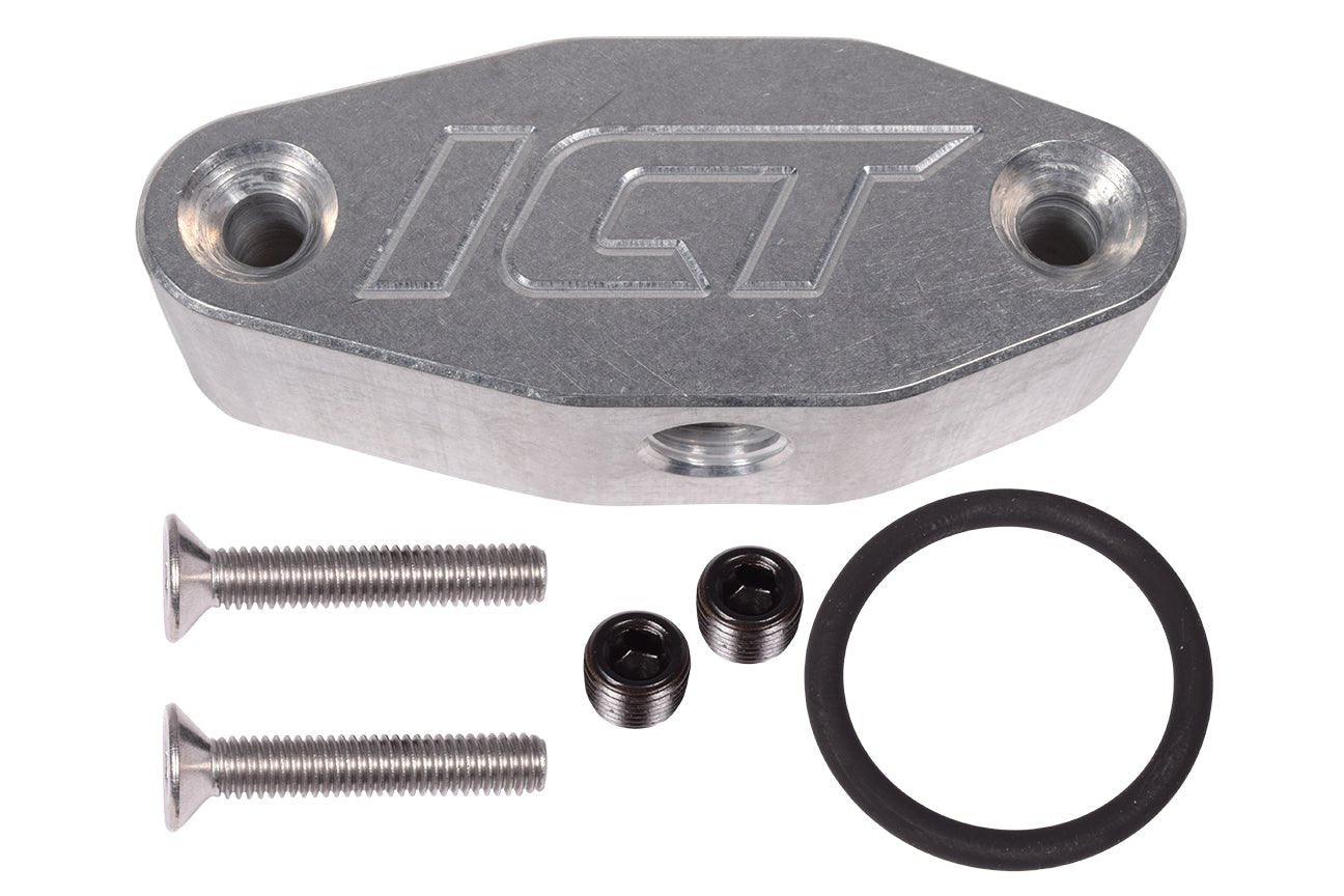 LT Oil Pan Pressure Sensor Relocation Adapter 1/8" NPT Sending Unit L83 L86 L84 - ICT Billet 551942