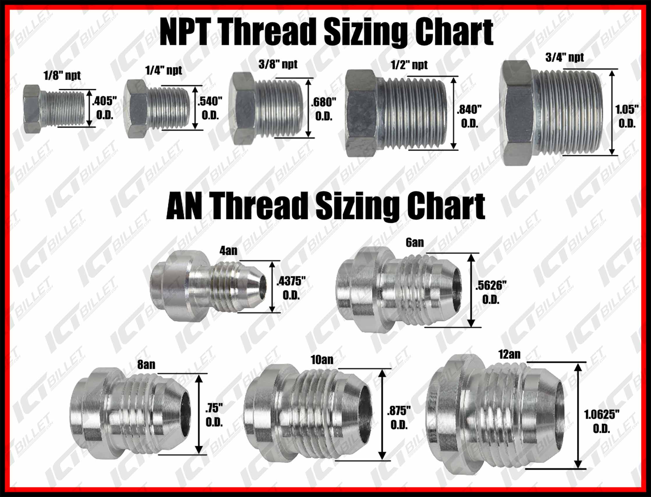 Raccord rapide mâle pour rampe d'alimentation 5/16" vers adaptateur NPT 1/2"