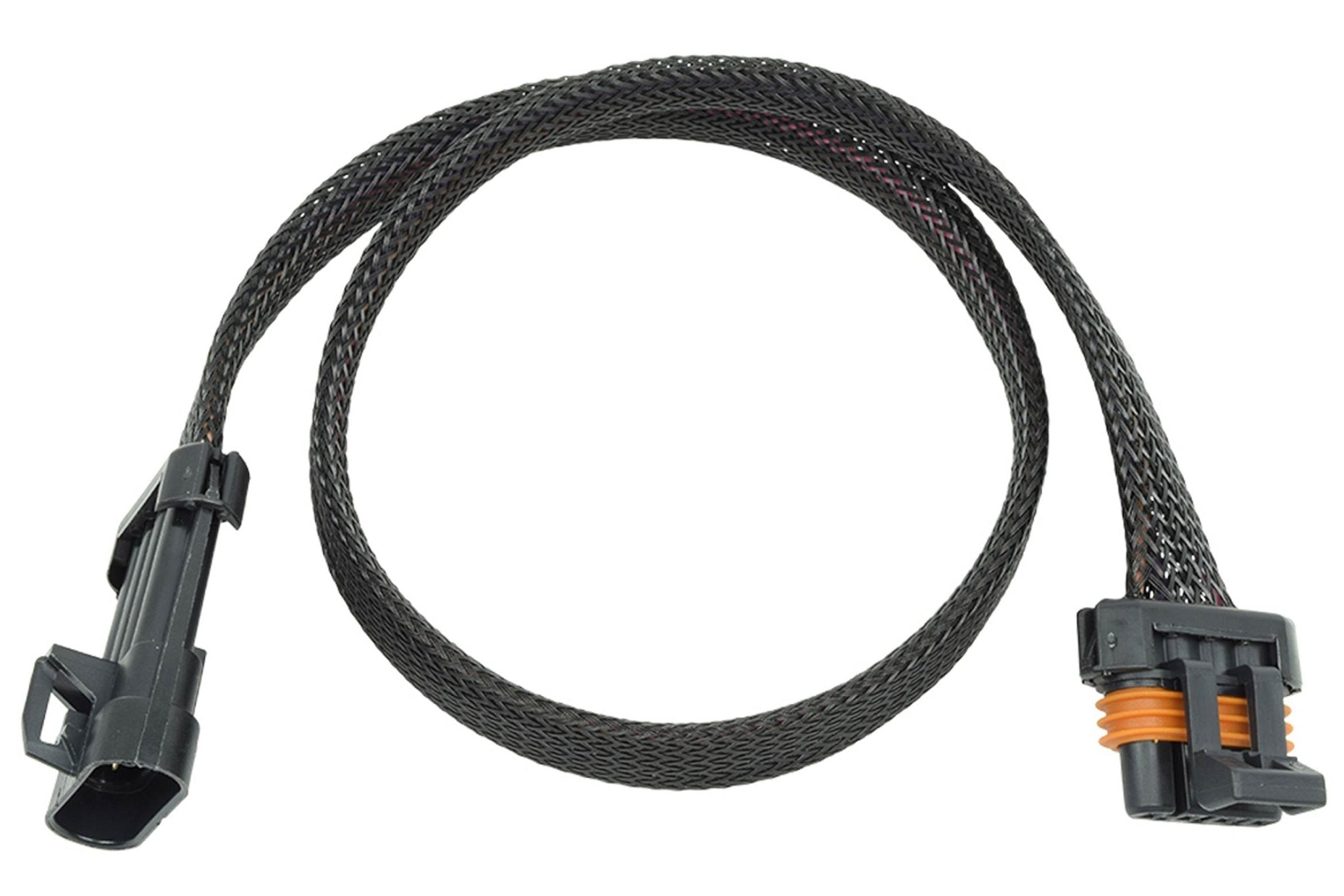 O2 Sensor Wire Harness Extension 24" LS Oxygen Sensor Flat 4 - Wire Connector Plug - ICT Billet WE0XY30 - 24