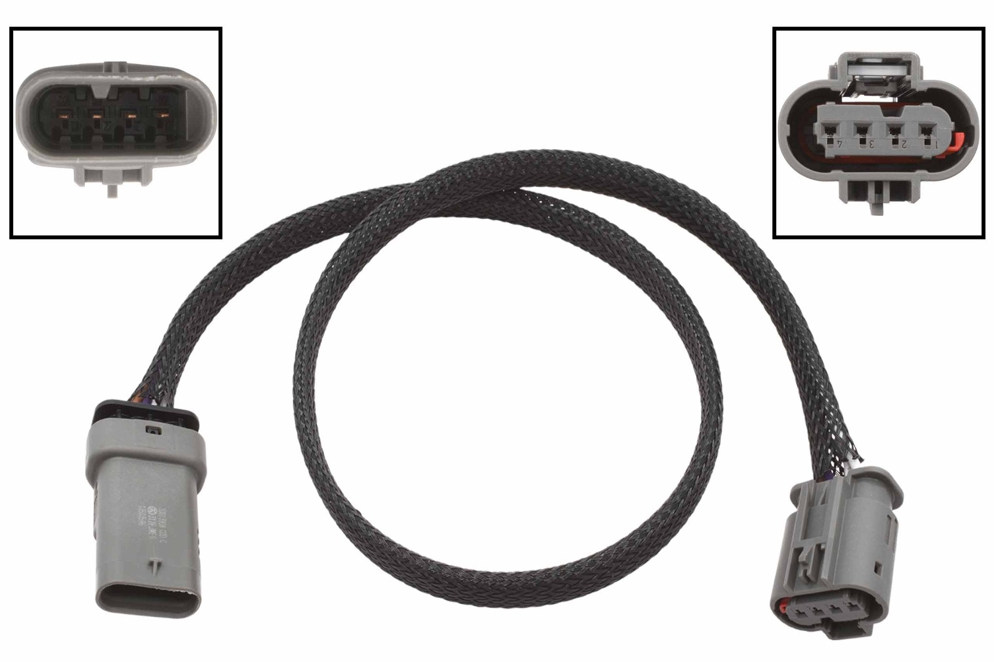 O2 Sensor Wire Harness Extension 24" LT Oxygen Sensor 4 - Wire Connector Plug LT1 - ICT Billet WE0XY50 - 24