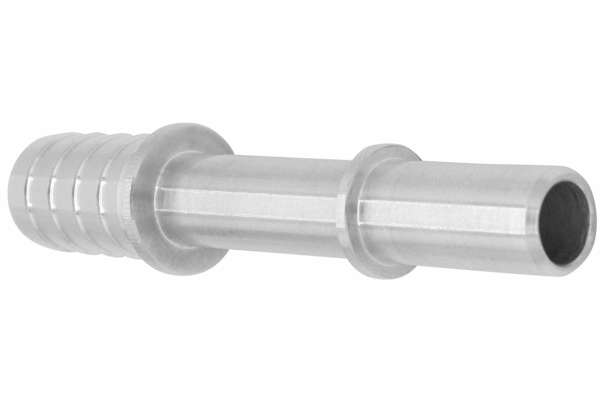 Quick Connect Male 3/8 Fuel Rail Hose to 1/2 Barb Adapter Fitting LS LS1 LS3 - ICT Billet AN817 - 02 - 08BA