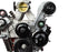 S10 LS Swap A/C Compressor and Power Steering Bracket LS1 LS3 LSX LQ4 LQ9 4.8L 5.3L 6.0L - ICT Billet 551779 - 3