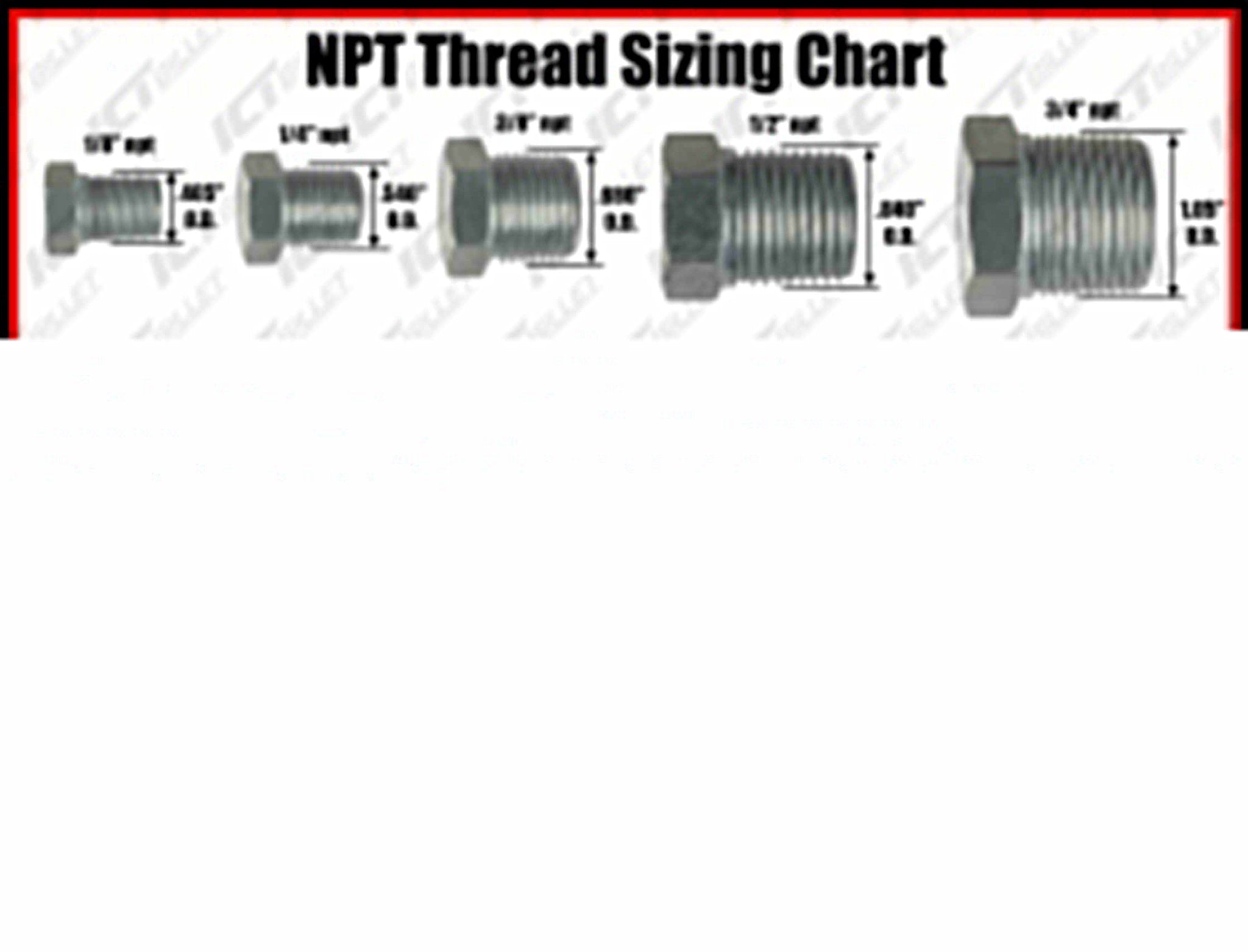 Straight 1/4" NPT Pipe to 1/2" .500" Hose Barb Fitting Bare Aluminum - ICT Billet AN840 - 08 - 04A