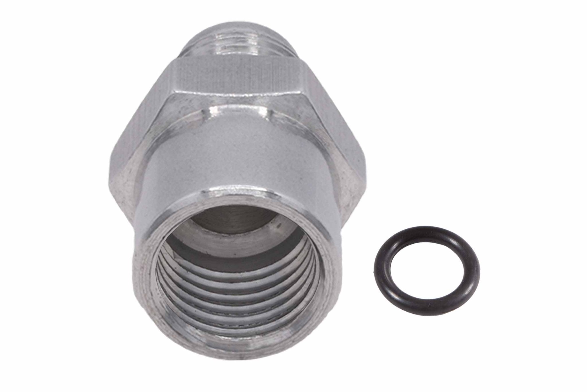 TBI / Vortec 87 - 98 Truck 6AN Return Fuel Line Adapter Fitting Female M14 - 1.5 - ICT Billet F06ANFM1415