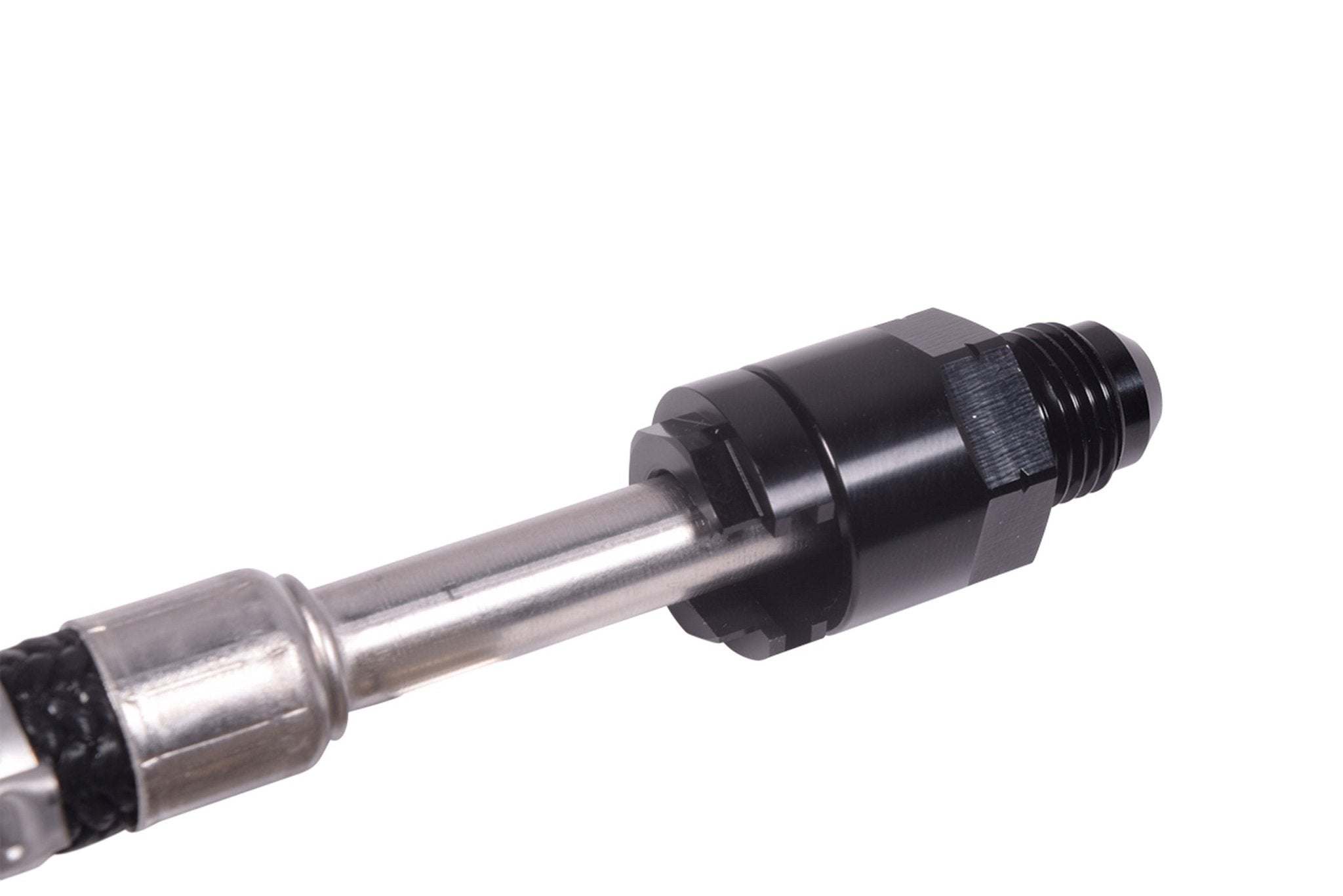 Threaded Fuel Rail Quick Connect Fitting - Line Adapter - 6AN to 3/8" Tube LS LS1 - ICT Billet AN809 - 02B