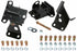 TransDapt 55 - 57 CHEVY (TRI - 5) FRAME MOUNTS - ICT Billet TRD - 4177