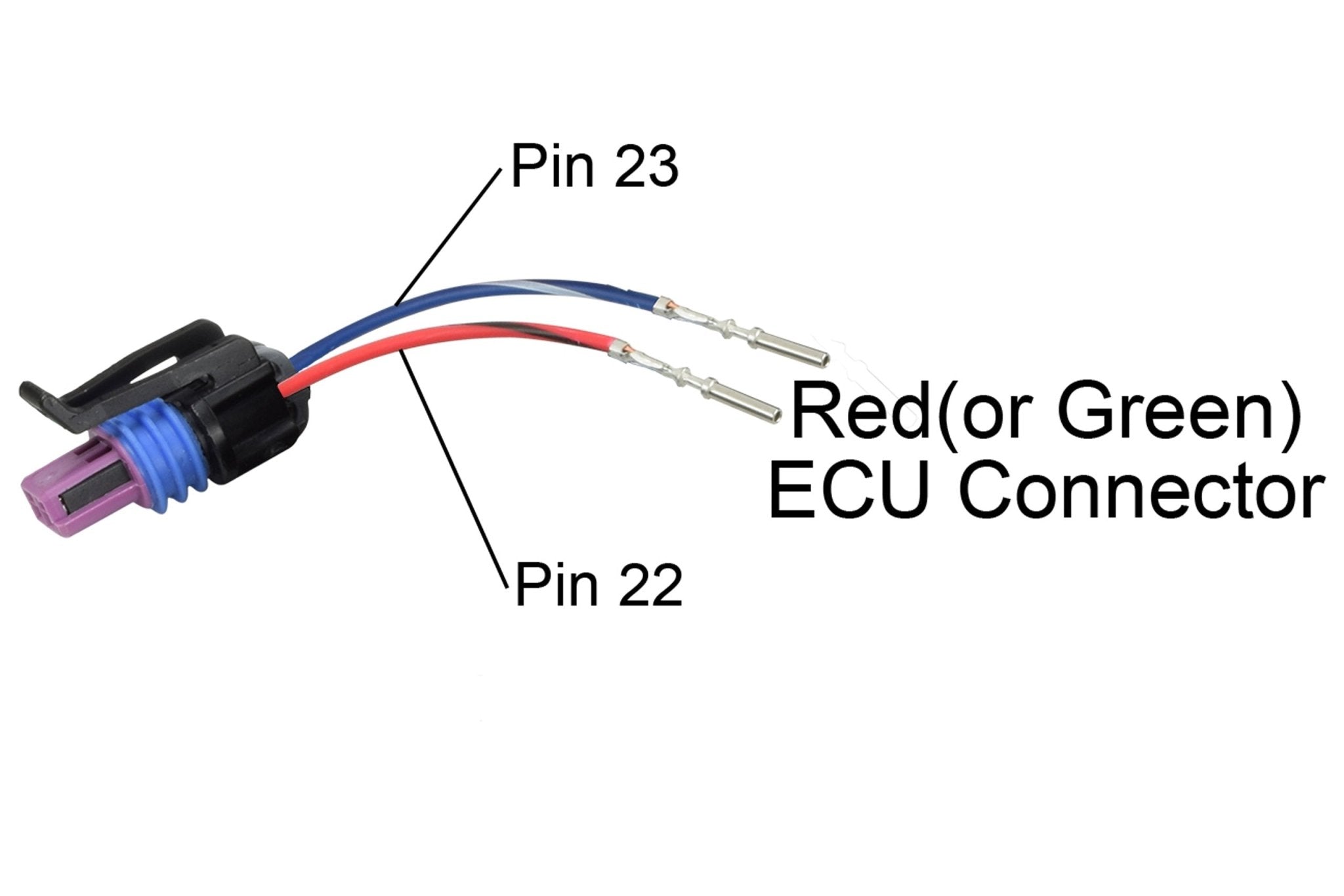 Transmission Wire Adapter Harness 4L60E to 4L80E 18" with VSS LS1 LM7 LQ4 5.3 - ICT Billet WATRA30 - 18