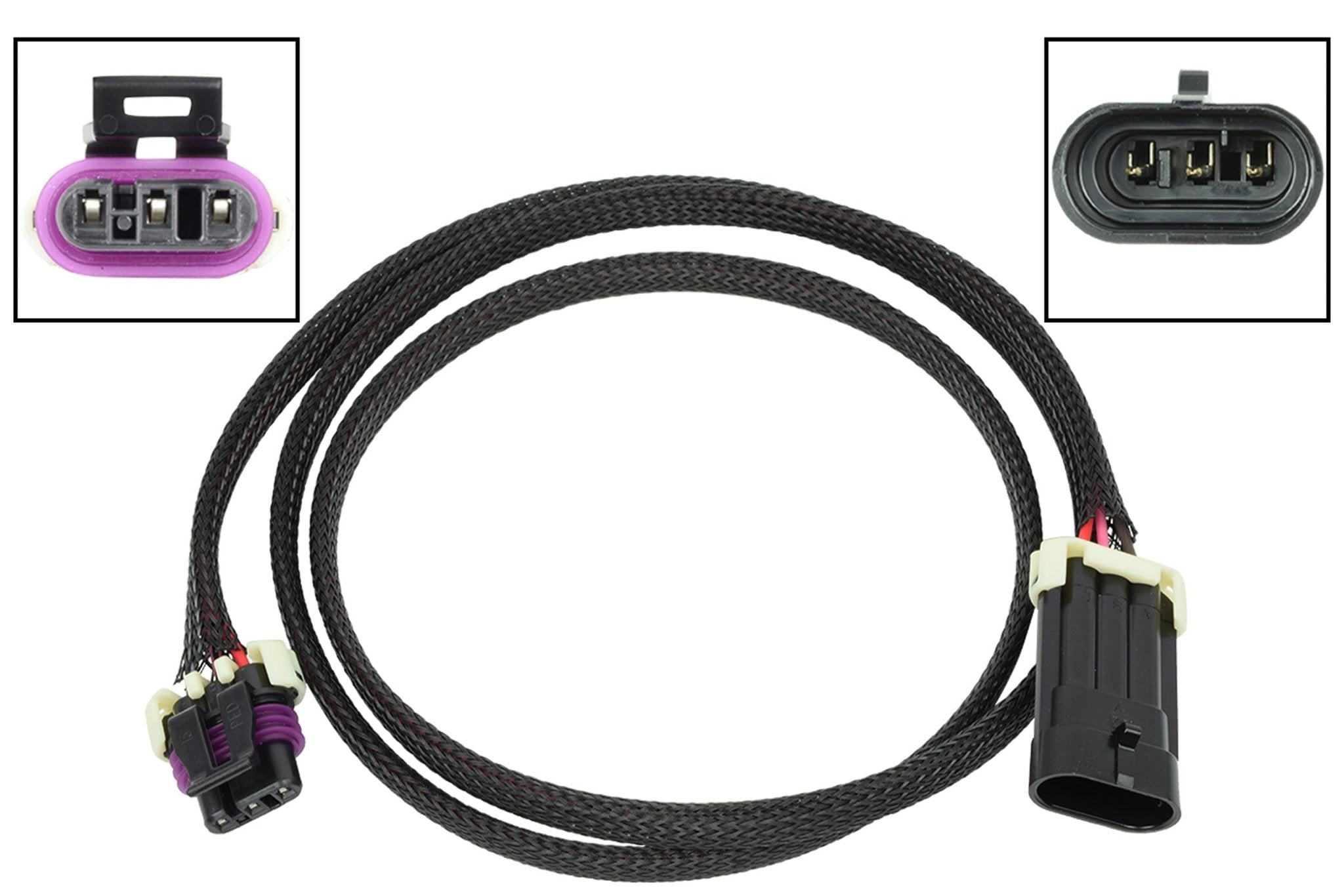 Wire Adapter Harness 48" LS CMP Camshaft Position Sensor Gen III to Gen IV - ICT Billet WACAM30 - 48